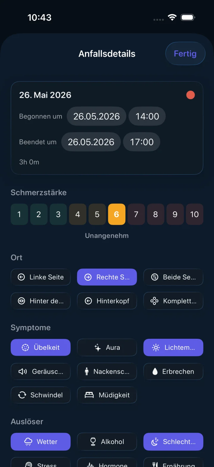 Headache screenshot