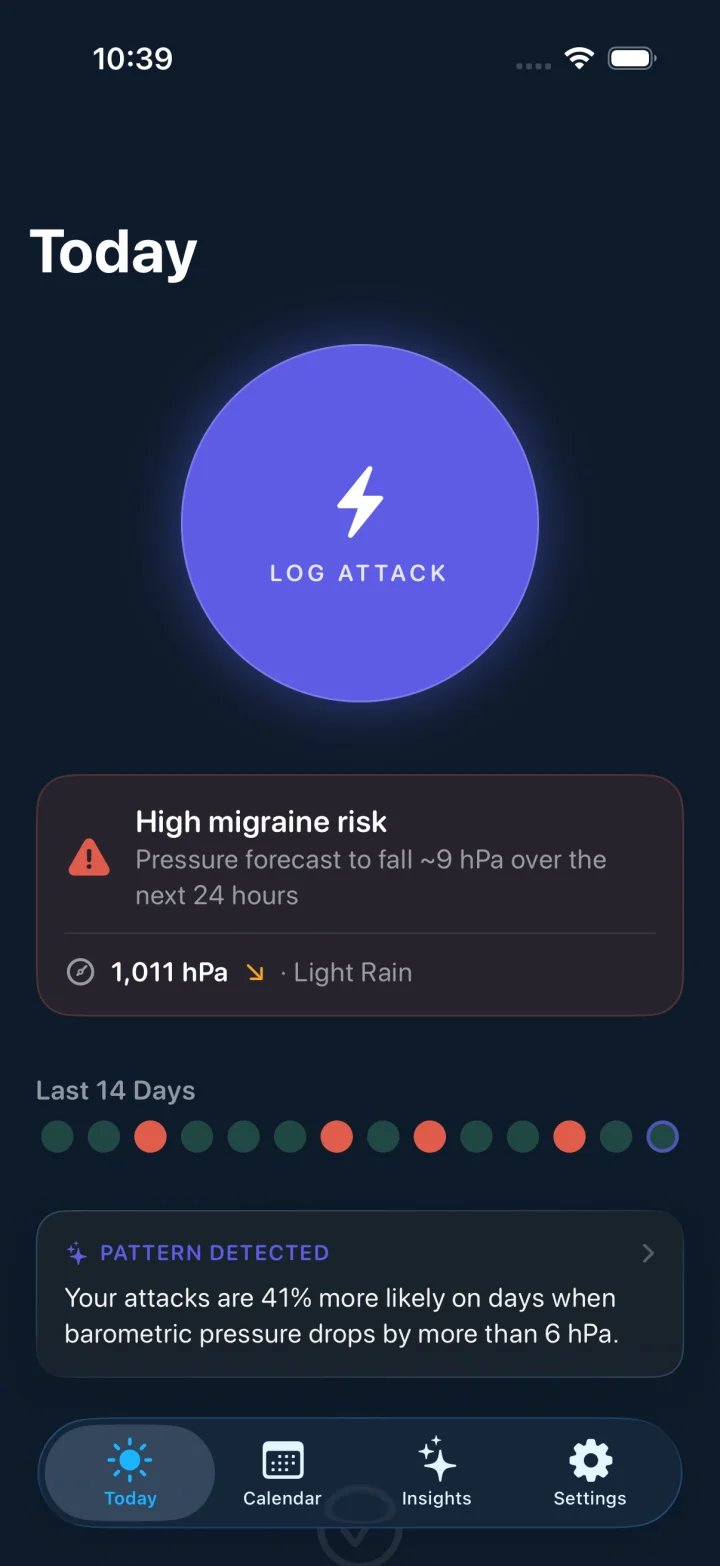 Headache screenshot