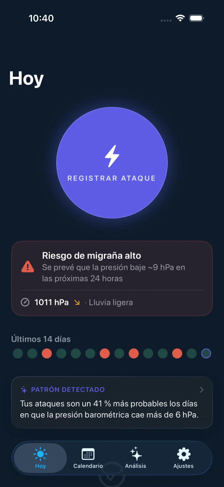 Headache screenshot