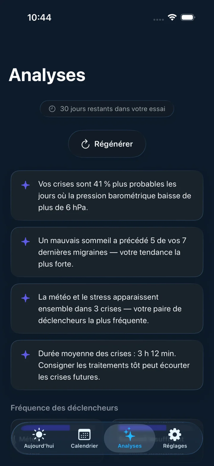 Headache screenshot