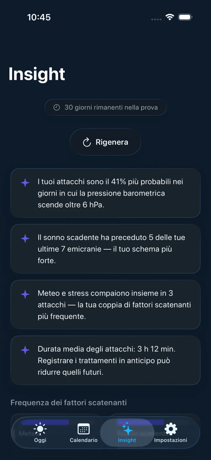 Headache screenshot