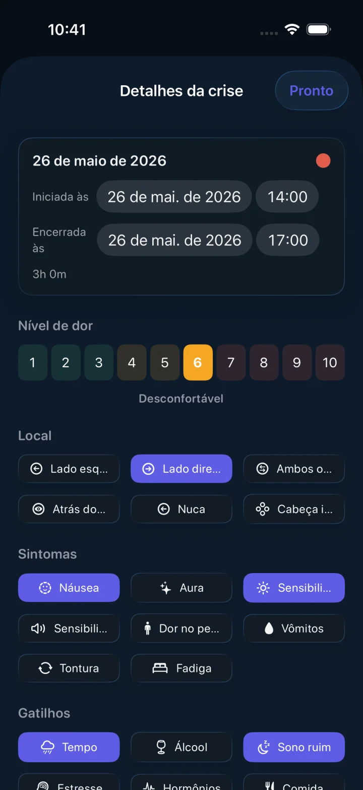 Headache screenshot