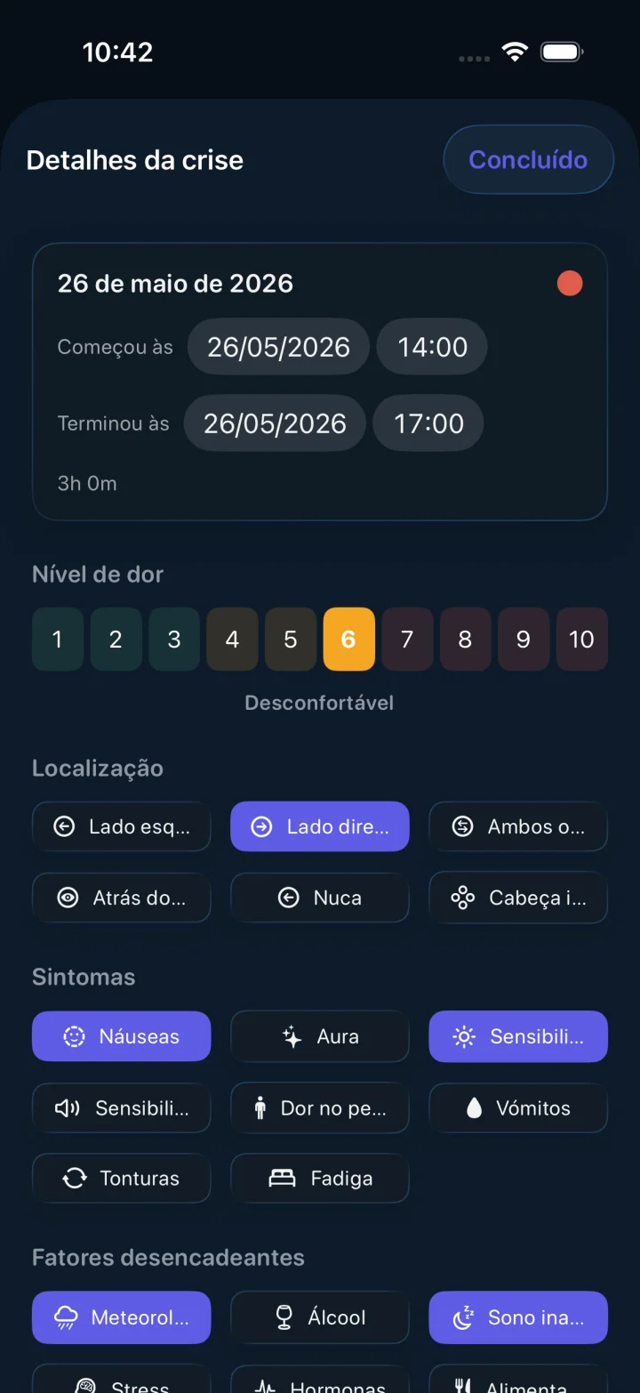 Headache screenshot