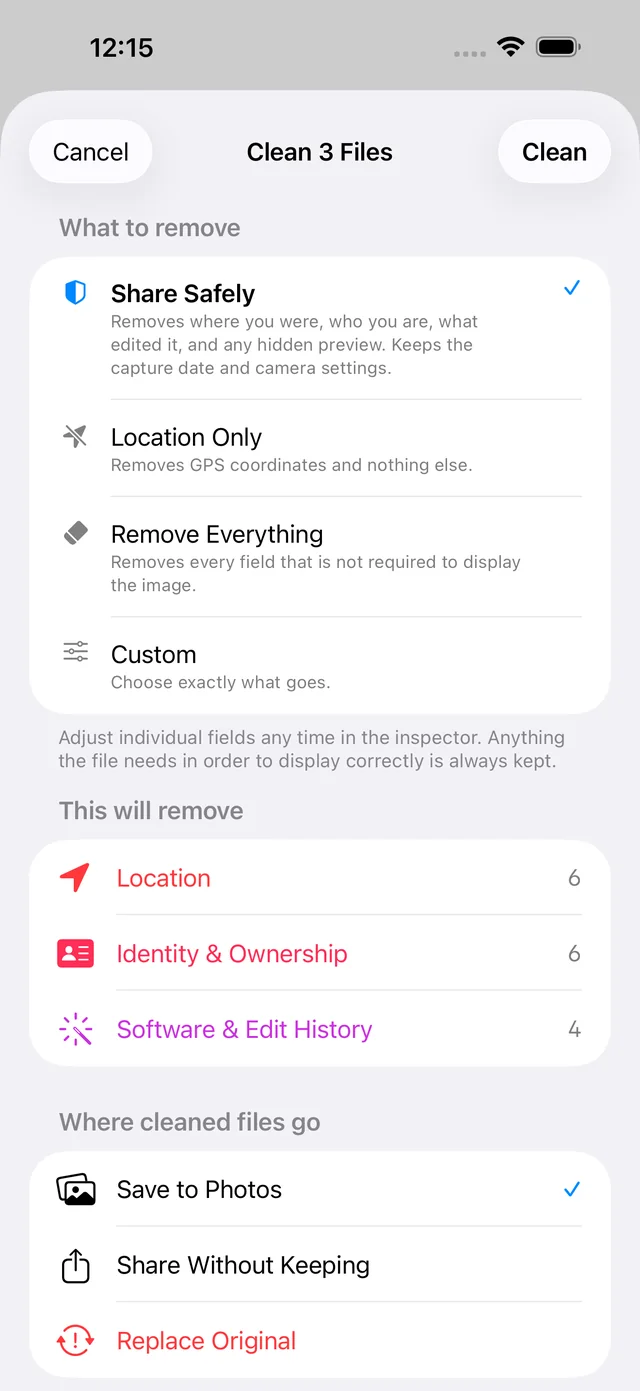 Scrubb screenshot