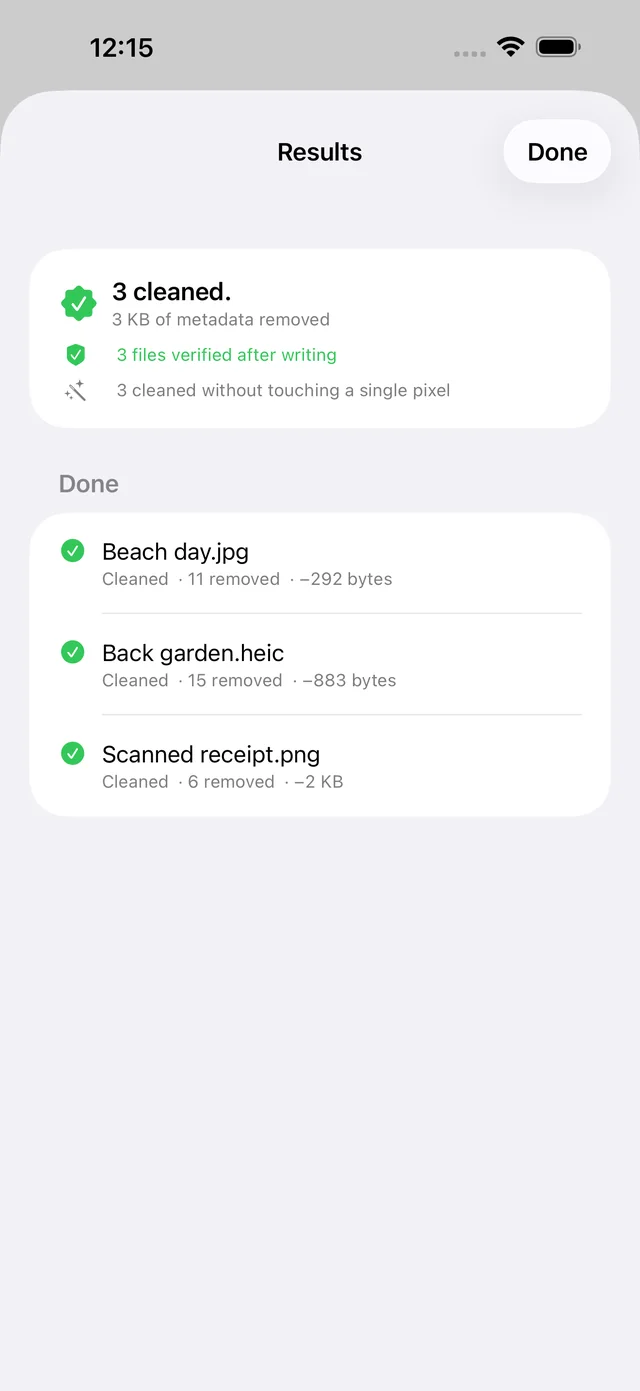 Scrubb screenshot