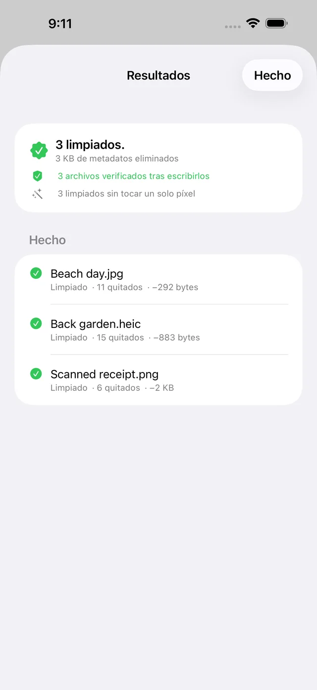 Scrubb screenshot