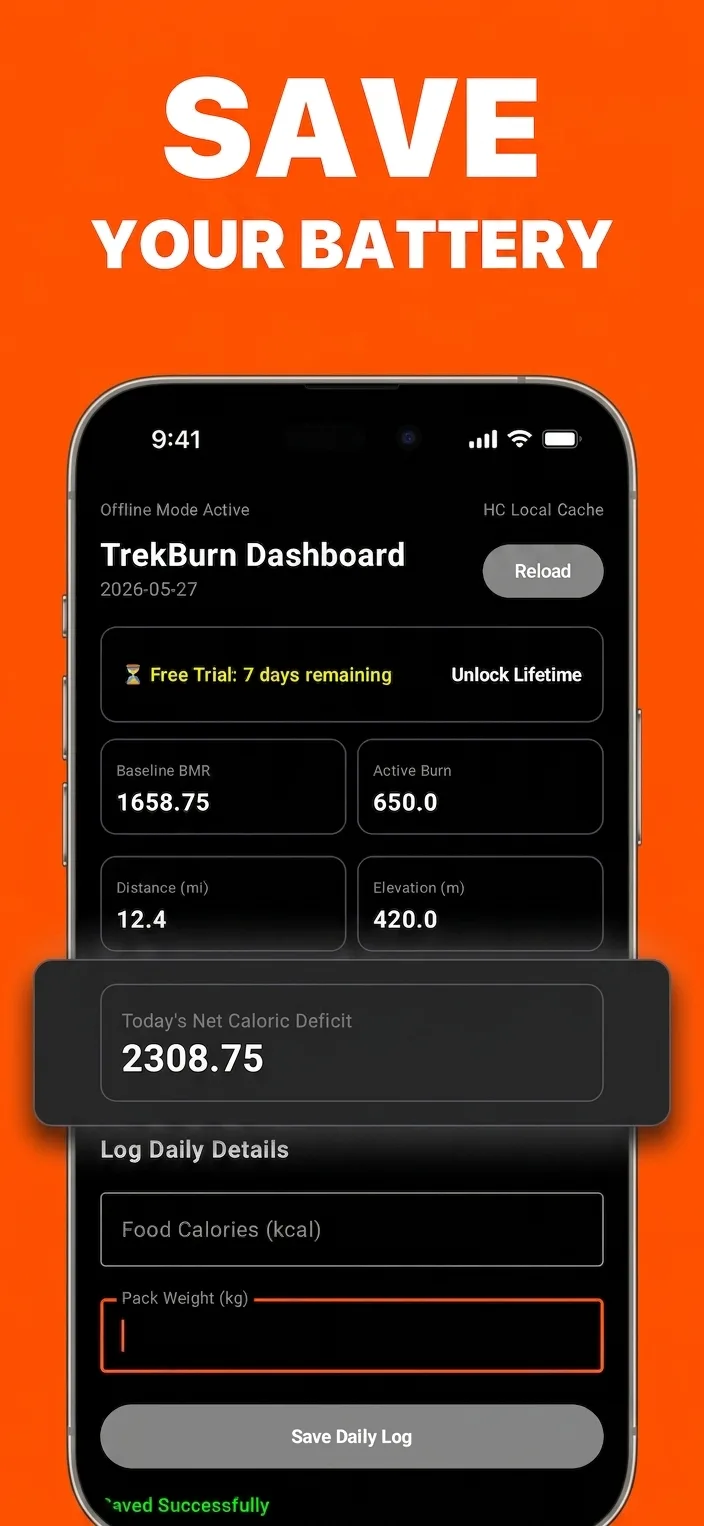 TrekBurn screenshot