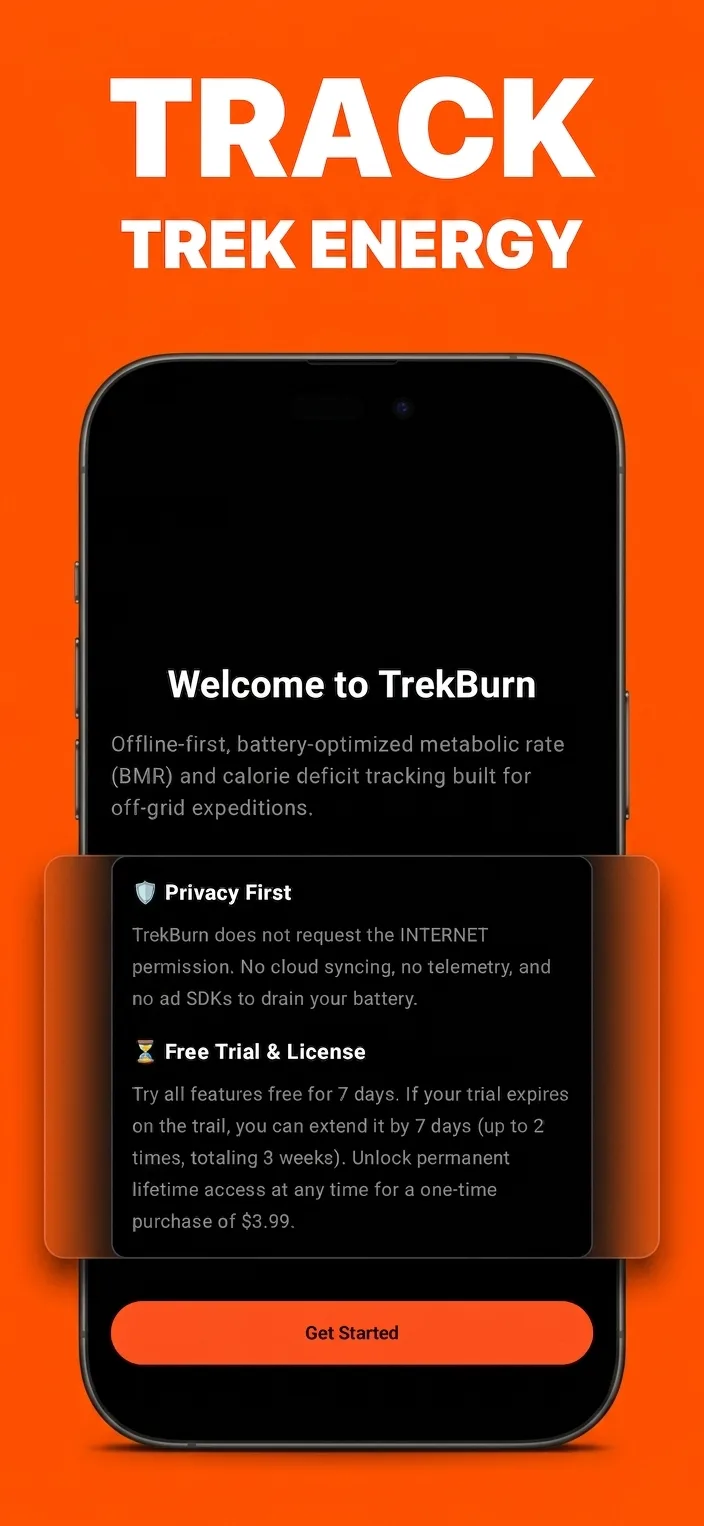 TrekBurn screenshot